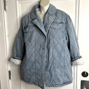 Insulated denim jacket